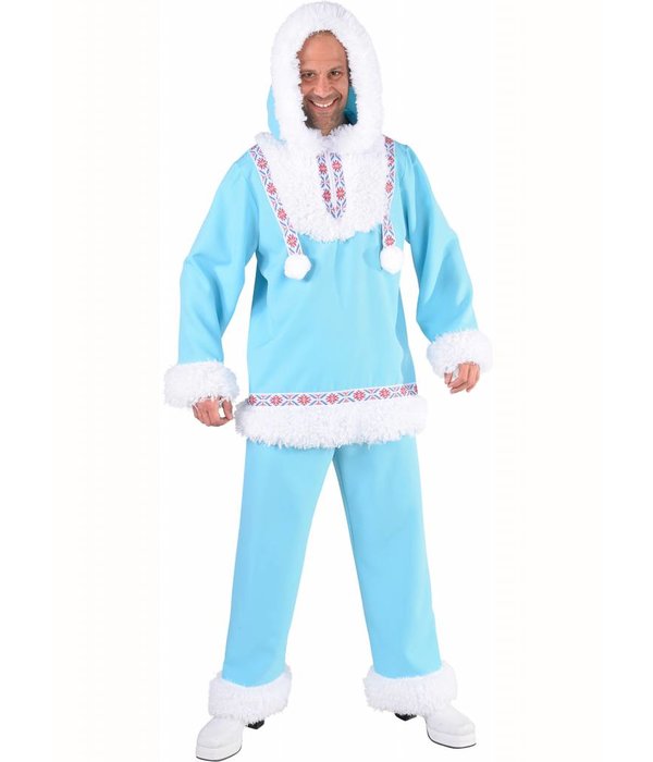 Eskimo kostuum Ice-Blue man