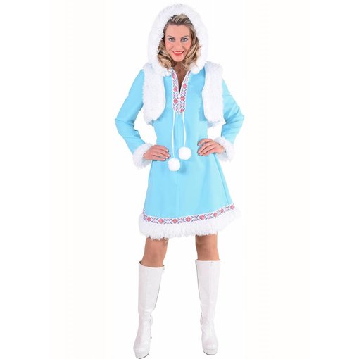 Eskimo outfit Ice-Blue vrouw