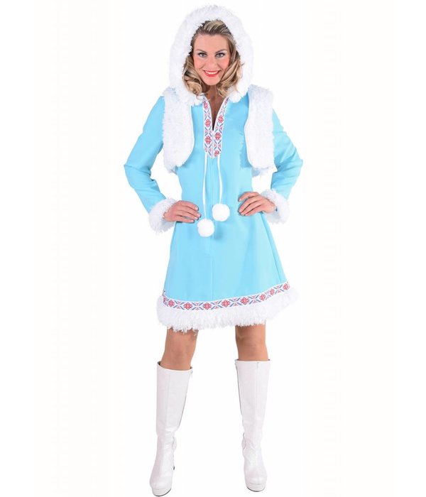 Eskimo outfit Ice-Blue vrouw