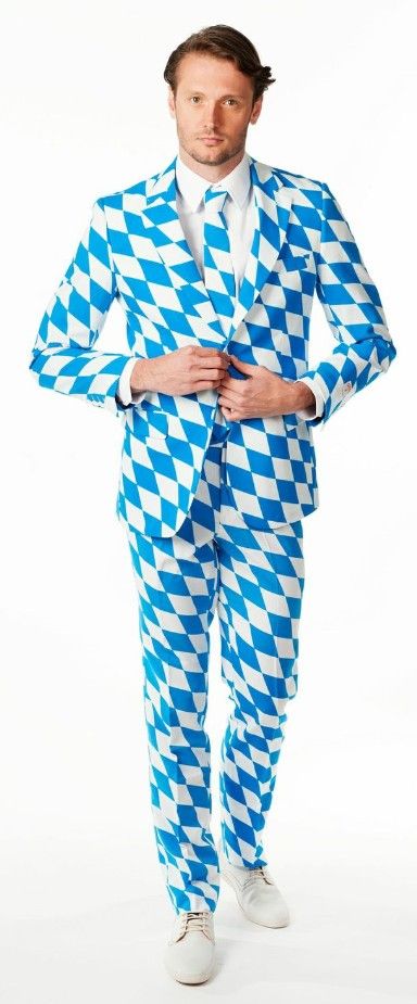 OppoSuits The Bavarian - Mannen Kostuum - Gekleurd - Carnaval - Maat 48