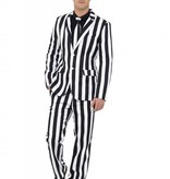 Hamburg kostuum zwart/wit