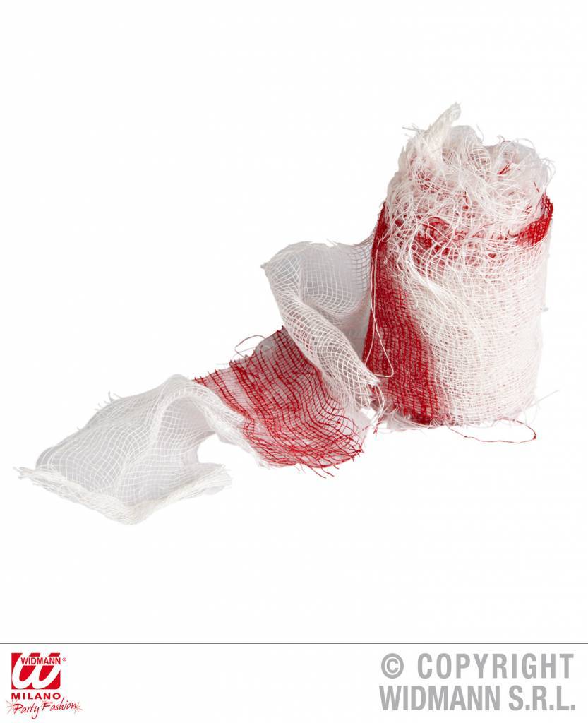 Bandage met bloed 6.8m