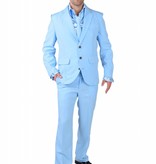 Baby blue kostuum man