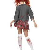 Zombie Schoolmeisje kostuum