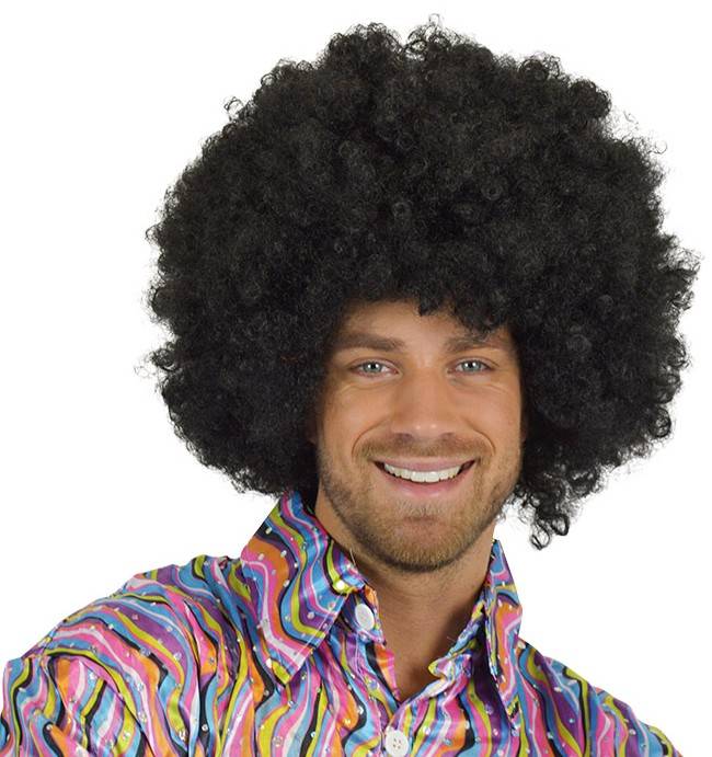 Super zwarte Afropruik afbeelding