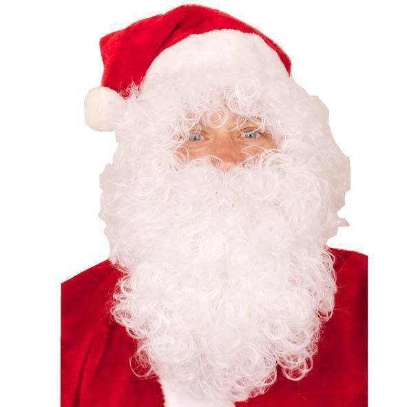 Pruik + Baard kerstman eco afbeelding