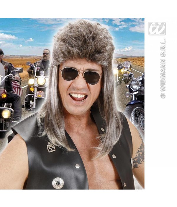 Pruik Mullet