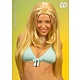 Pruik Beach Girl blond