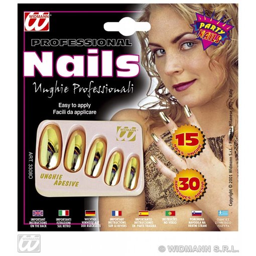 Nagels goud metalic