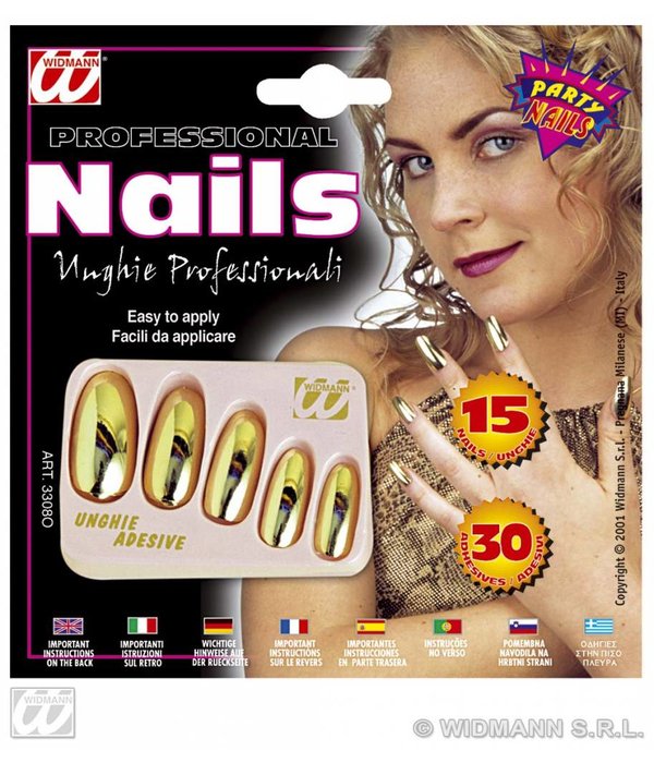 Nagels goud metalic