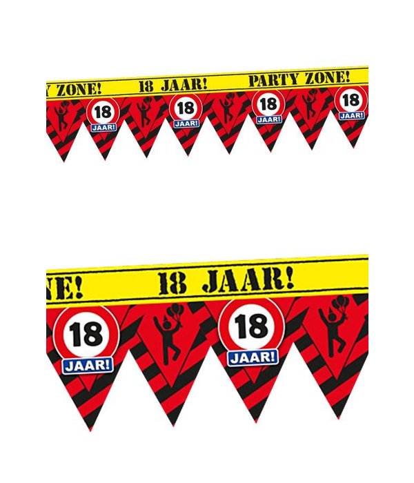 Afzetlint 18 jaar partyzone