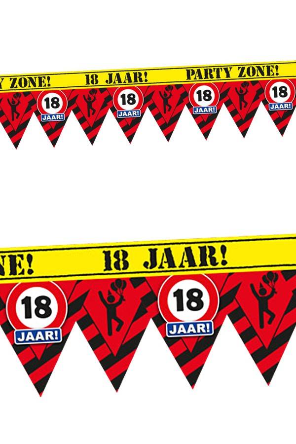 Afzetlint 18 jaar partyzone afbeelding