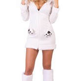 Sexy Teddy Beer Jurkje Dames Wit