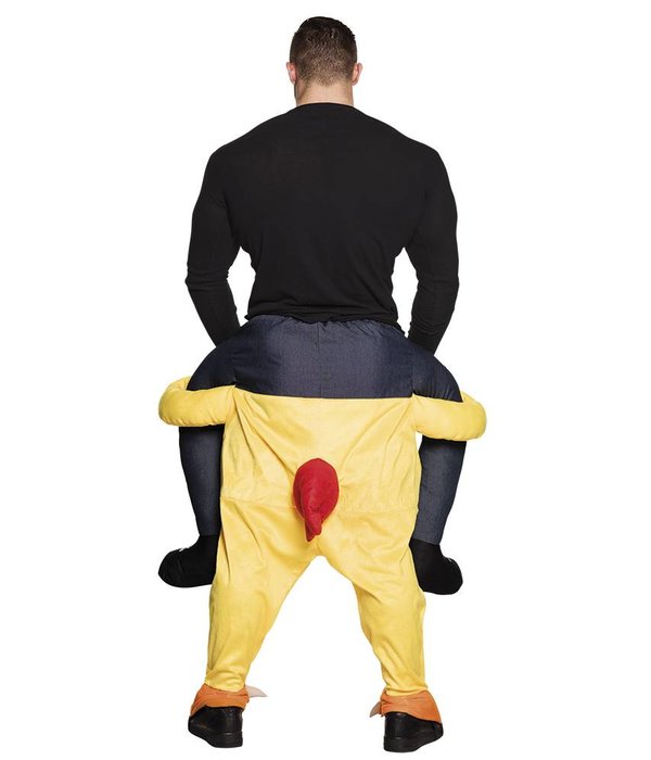 Draag mij kostuum funny Kip