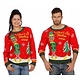 Foute Kersttrui rood met kerstelf