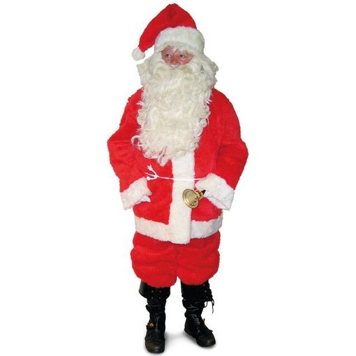 Kerstman kostuum pluche