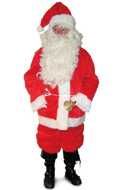 Kerstman kostuum pluche afbeelding