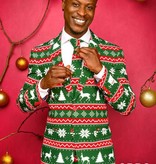 Kerst kostuum Festive Green
