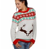 Kersttrui Wit Rendieren
