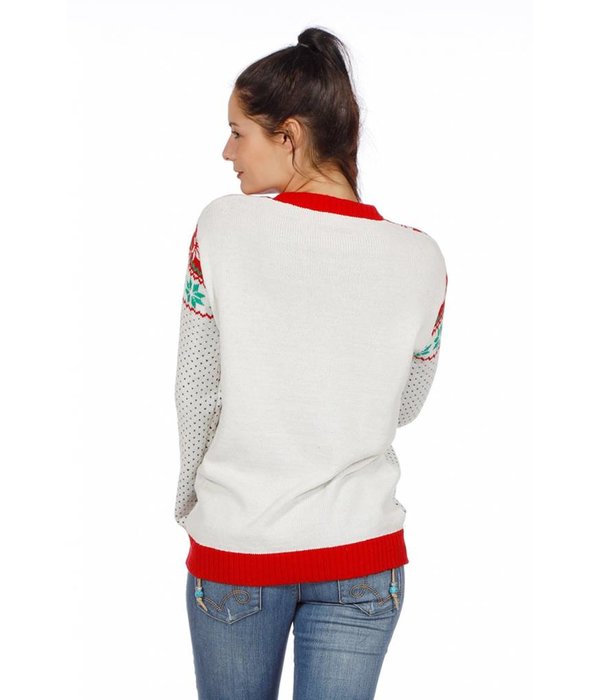 Kersttrui Wit Rendieren