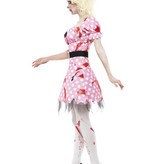 Zombie mini mouse kostuum