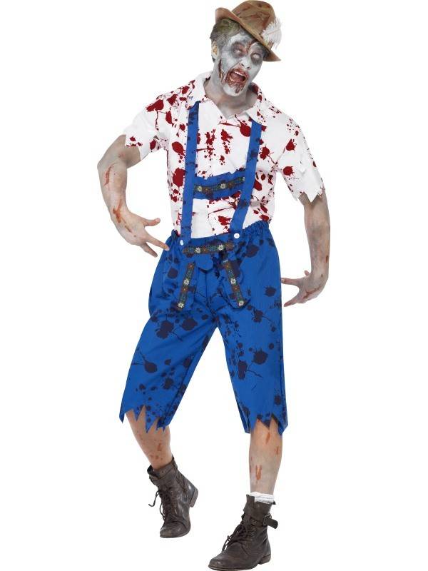 Zombie Bavaria kostuum man