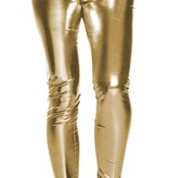 Legging glans goud