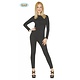 Bodysuit vrouw zwart spandex
