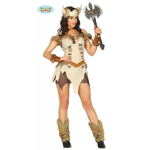 Sexy Viking jurkje met hoofdband