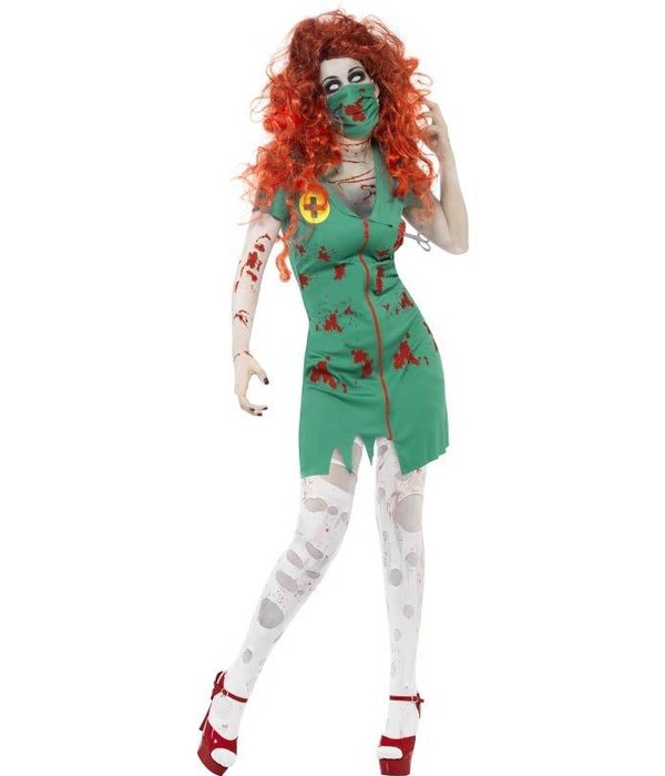 Zombie verpleegster scrub