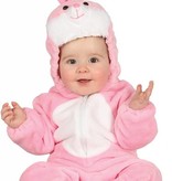 Konijn Roze Baby Jumpsuit