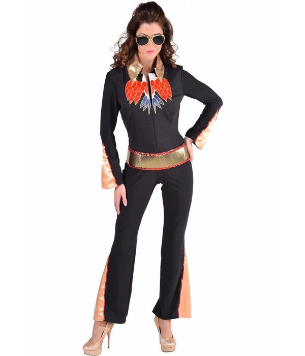 Elvis kostuum dames luxe