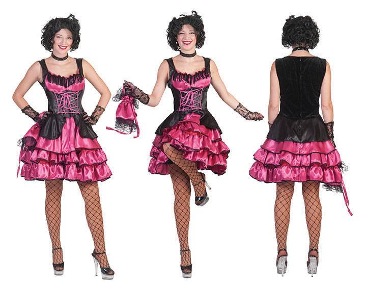 Can Can Saloon jurk pink afbeelding