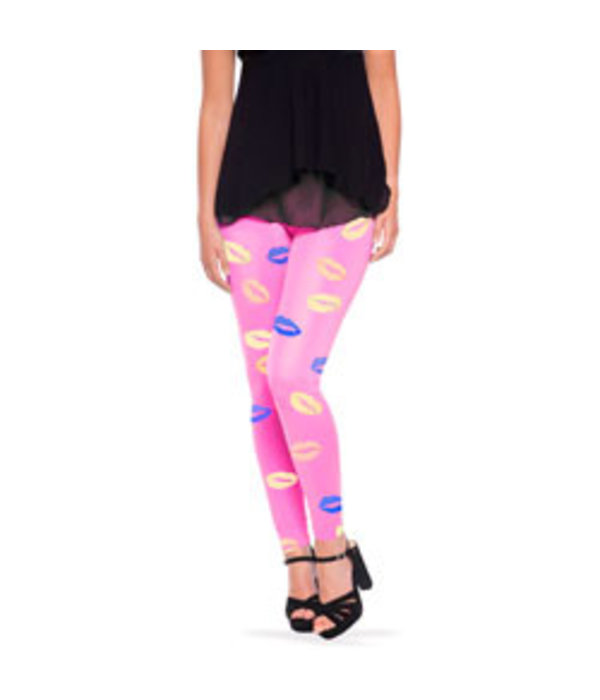 Legging Lippen Pink