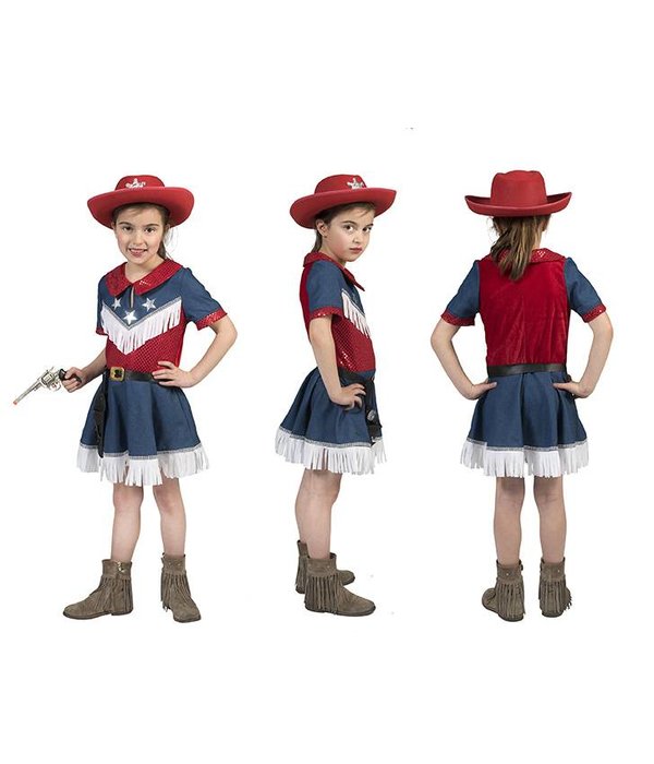 Cowgirl jurkje meisje