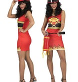 Girl on fire brandweer jurkje