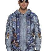 Fotorealistische hoodie biker