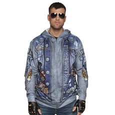 Fotorealistische hoodie biker