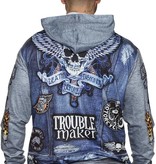 Fotorealistische hoodie biker