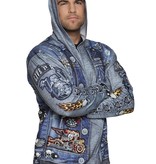Fotorealistische hoodie biker