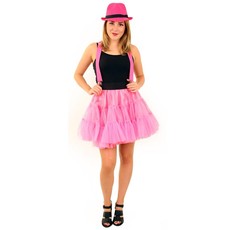 Petticoat pink 3-laags volwassenen