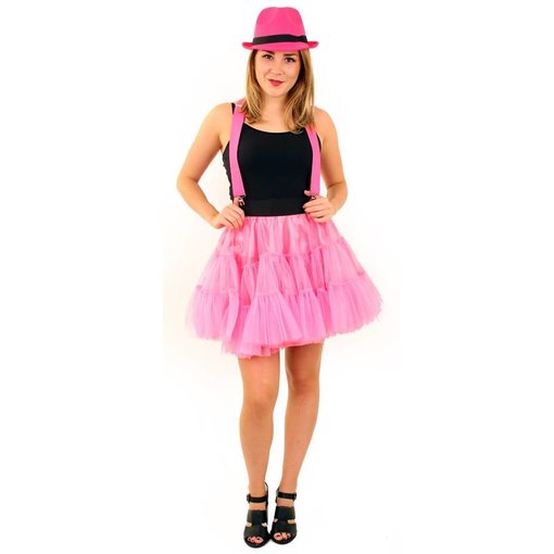 Petticoat pink 3-laags volwassenen