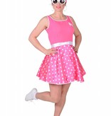 Rock And Roll Jurkje Roze Kort