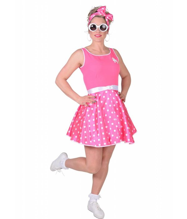 Rock And Roll Jurkje Roze Kort