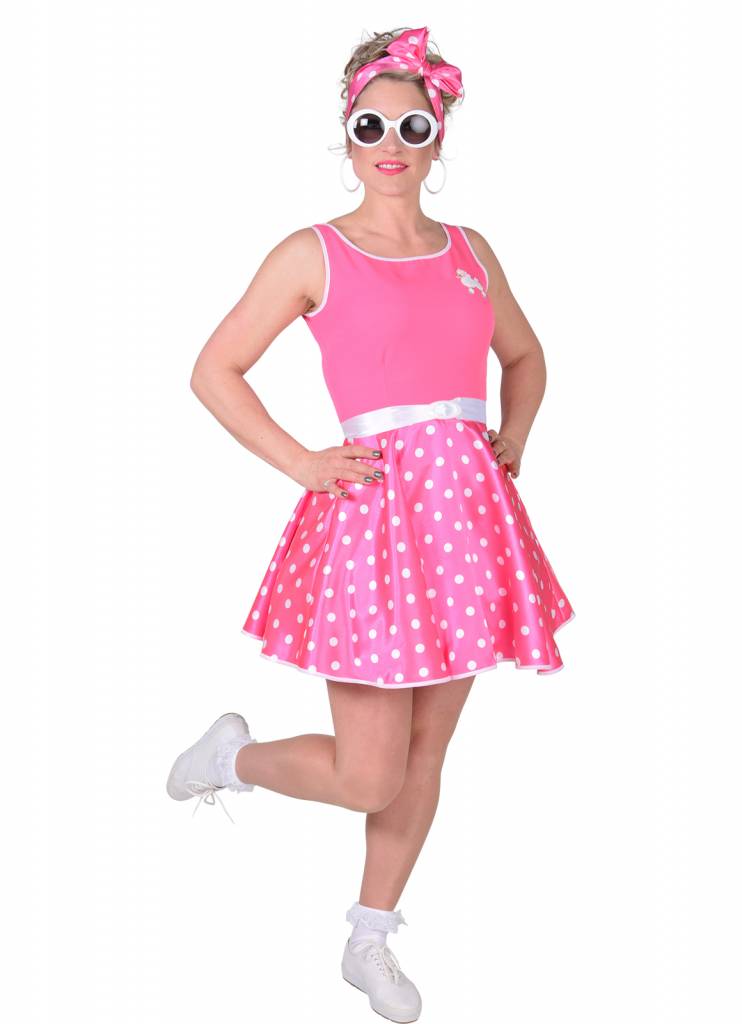 Rock And Roll Jurkje Roze Kort afbeelding