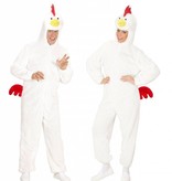 Witte Kippenpak man/vrouw pluche