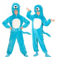 Leeuwenpak blauw pluche