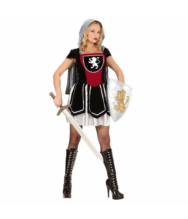 Vrouwelijke Royal ridder kostuum