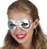 Oogmasker Metallised zilver