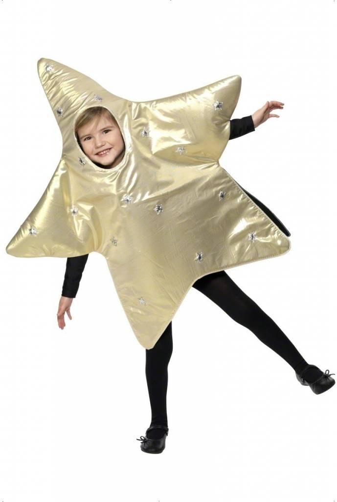 Kerstster outfit kind afbeelding